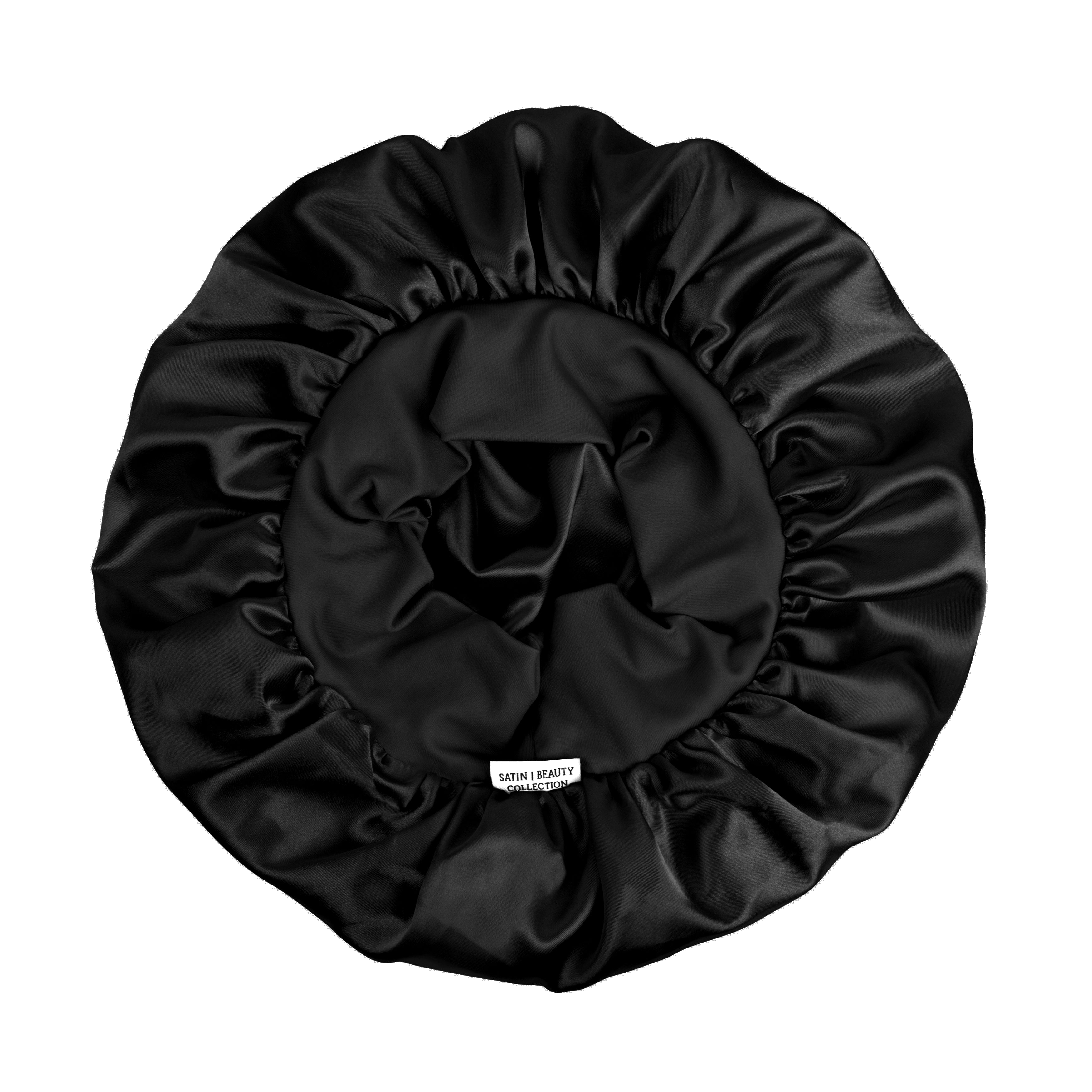 Satin Bonnet - Black